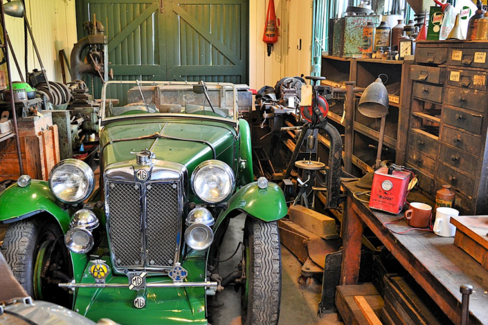 Busy Garage, Brooklands by Chrissie Shun