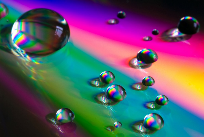 Rainbow Drops by David Kallmeier