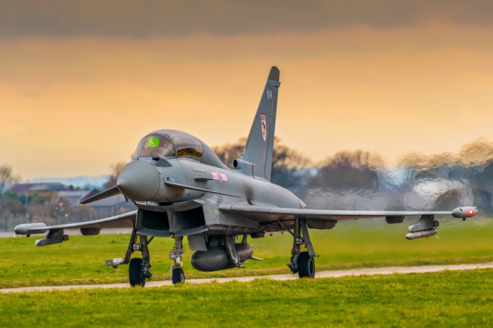 Typhoon Taxiing by David Kallmeier