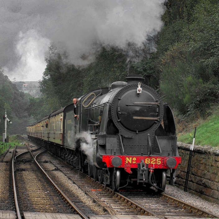 Pulling Into Goathland by Alastair Bell