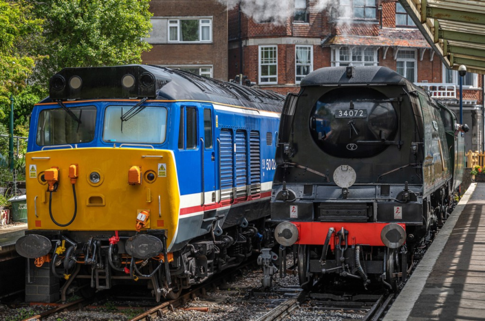 Steam And Diesel by David Kallmeier